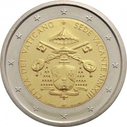 vatican 2013. 2 euro. Sede Vacante