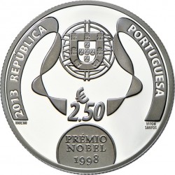 Portugal 2013. 2.5 euro. José de Sousa Saramago