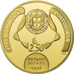 Portugal 2013. 2.5 euro. José de Sousa Saramago