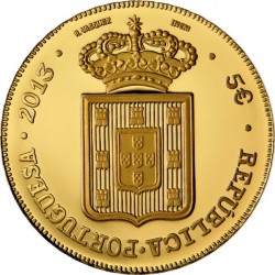 Portugal 2013. 5 euro. degolada (Cu-Ni)