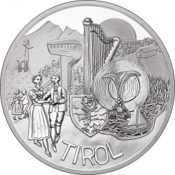 Austria 2014. 10 euro. Tirol (Ag 925)