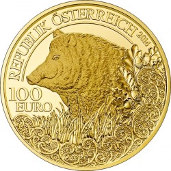 Austria 2014. 100 euro. Wildschwein