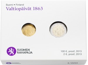 Finland's coins 2013 Diet of 1863
