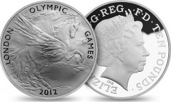 COTY 2014 UK 10 pound Pegasus