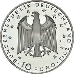 Germany 2013. 10 euro. Georg Büchner (Cu-Ni)