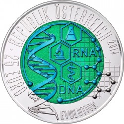 Austria 2014. 25 euro. Evolution