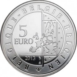 Belgie 2013. 5 euro (colored). Spirou