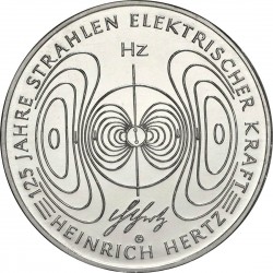 Germany 2013. 10 euro. Heinrich Hertz (Cu-Ni)
