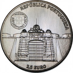 Portugal 2013. 2.5 euro. Town of Elvas and its Fortifications (Cu-Ni)