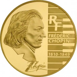 France 2005. 20 euro. Frédéric Chopin