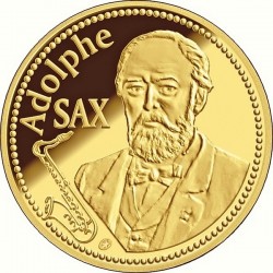 Belgium 2014. 50 euro. Adolphe Sax