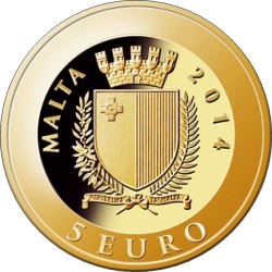 Malta 2014. 5 euro. Zecchino