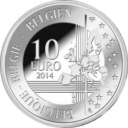 Belgium 2014. 10 Euro. WWI