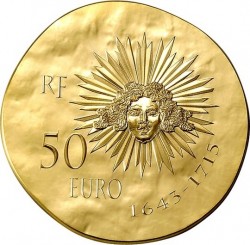 France 2014. 50 euro. Louis XIV