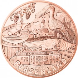Austria 2015. 10 euro. Burgenland (Cu)