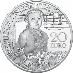 Austria 2015. 20 euro. Wolfgang Wunderkind