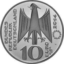 Germany 2014. 10 euro. Fahrenheit-Skala (Ag 925)