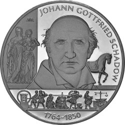Germany 2014. 10 euro. Johann Gottfried Schadow (Ag 925)