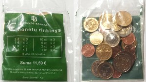 Lithuania euro coins starter kits