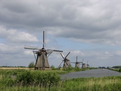 Kinderdijk in Netherlands