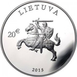 Lithuania 2015. 20 euro. Independence