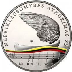 Lithuania 2015. 20 euro. Independence