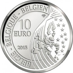 Belgium 2015. 10 euro. Waterloo