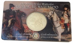 Belgium 2015. 2.5 euro. Waterloo in Сoincard