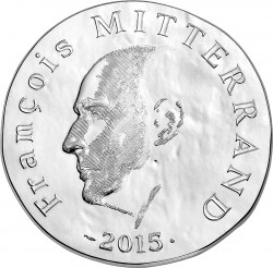 France 2015. 10 euro. Mitterrand