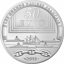 France 2015. 50 euro. Colbert (Ag 950)