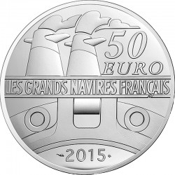 France 2015. 50 euro (Ag 950). Gironde