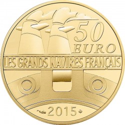 France 2015. 50 euro (Au 920). Gironde