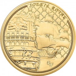 France 2015. 50 euro. Au 920. Soleil Royal