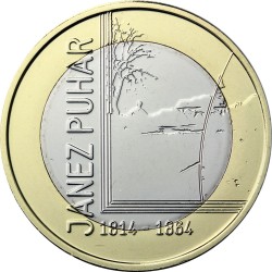 Slovenia 2014. 3 euro. Janez Puhar