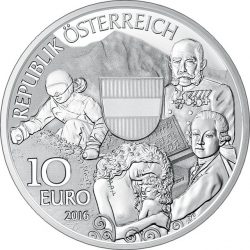 10 евро (Ag 925), аверс
