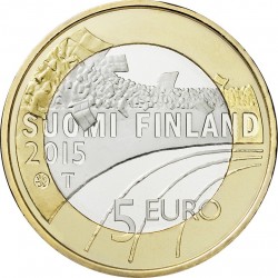 Finland 2015. 5 euro. Gymnastics