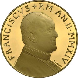 Vatican 2014. 100 euro. Mark