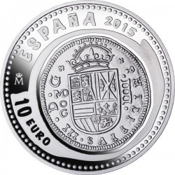 Spain 2015. 10 euro. 4 reales Phillip III