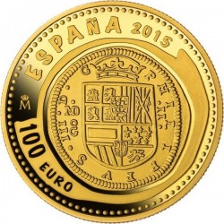 Spain 2015. 100 euro. 2 escudo Phillip III