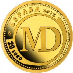 Spain 2015. 20 euro. Maravedis Phillip III
