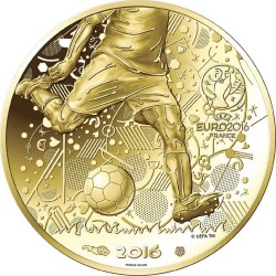 France 2016. 100 euro. football