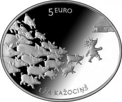 Latvia 2016. 5 euro. Eza kazocins