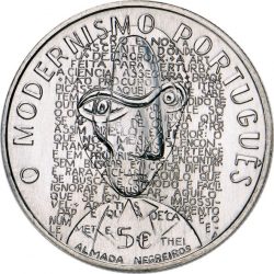 Portugal 2016. 5 euro. Modernismo. Cu-Ni