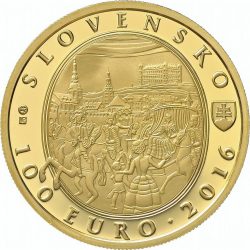 Slovakia 2016. 100 euro. Maria Theresa