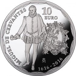Spain 2016. 10 euro. Cervantes