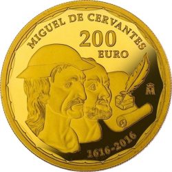 Spain 2016. 200 euro. Cervantes