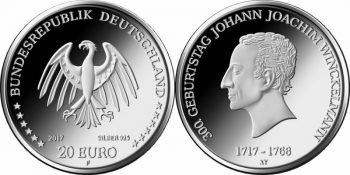 Germany 2017 20 euro Johann Joachim Winckelmann
