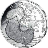 France 2017. 10 euro. Jean-Paul Gaultier. Paris