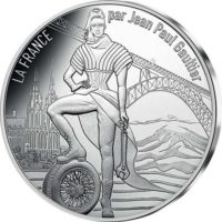 France 2017. 10 euro. Jean-Paul Gaultier. Auvergne