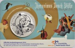 Netherland 2016. 5 euro. Bosch. coincard